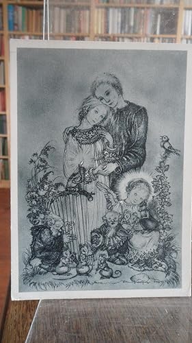 Seller image for Das Lied. [Sulamith Wlfing Serie 3 (d.i. Glckwunschkarten). Bild 3]. for sale by Antiquariat Floeder