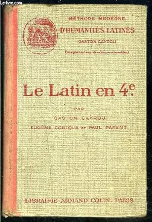 Bild des Verkufers fr LE LATIN EN 4e zum Verkauf von Le-Livre