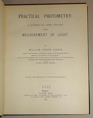 Practical Photometry; A Guide to the Study of the Measurement of Light