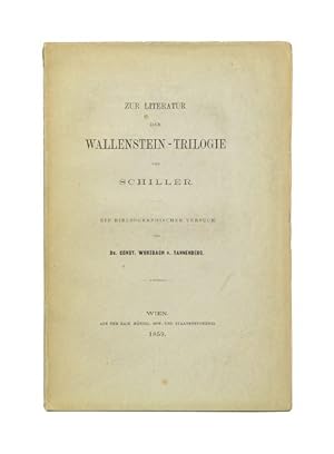 Zur Literatur der Wallenstein-Trilogie von Schiller. Ein bibliographischer Versuch.