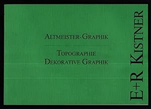 Altmeister - Graphik : Topographie - Dekorative Graphik, Katalog.