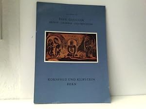 Paul Gauguin, Briefe - Graphik - Zeichnungen. Teile des Sammlung D.de M. - Katalog zur Auktion 13...