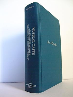 Immagine del venditore per Musical Taste as a Religious Question in Nineteenth-Century America (Studies in American Religion Volume 20) venduto da Lily of the Valley Books