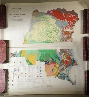 Seller image for Carte Geologique Du Zaire. Republique Du Zaire. Department des Mines Service Geologique. for sale by Time Booksellers