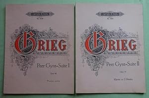 Bild des Verkufers fr Peer Gynt-Suite I und II. Opus 46 und 55. Piano Solo / Klavier zu 2 Hnden zum Verkauf von ANTIQUARIAT H. EPPLER