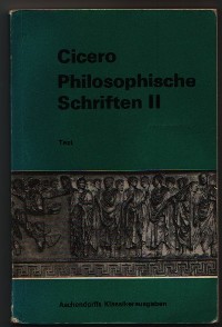 Imagen del vendedor de Cicero philosophische Schriften Band II ( 2 ) DE OFFICIIS a la venta por der buecherjaeger antiquarischer Buchandel & Bchersuchdienst