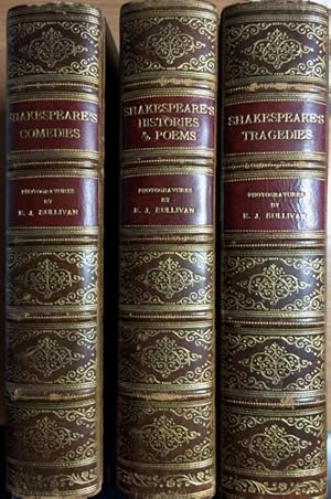 Shakespeare's Tragedies, Comedies, Histories & Poems. Three Volumes Complete.