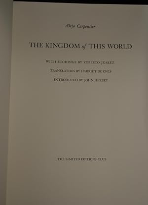 Seller image for The Kingdom of This World for sale by Bryn Mawr Bookstore