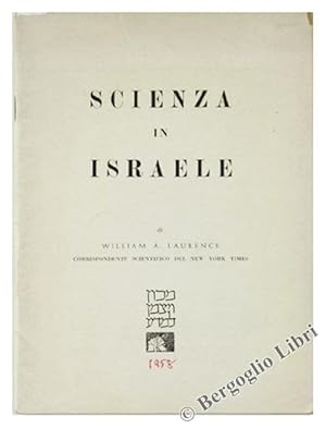 SCIENZA IN ISRAELE.: