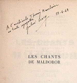Les Chants de Maldoror et Oeuvres complètes. Précédé d'un essai de Julien Gracq : Lautréamont tou...