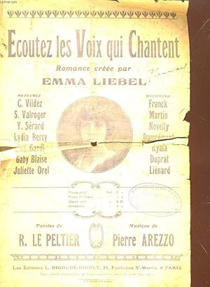 Seller image for ECOUTEZ LES VOIX QUI CHANTENT for sale by Le-Livre