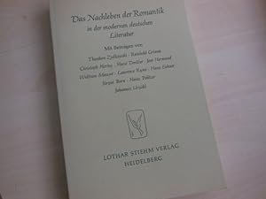 Das Nachleben der Romantik in der modernen deutschen Literatur. Die Vorträge des Zweiten Kolloqui...