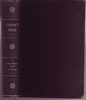 Bild des Verkufers fr Luthers Werke 8 - Vermischte Schriften, Band II (2) zum Verkauf von Graphem. Kunst- und Buchantiquariat