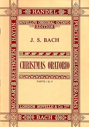 Image du vendeur pour Christmas Oratorio Parts I & II In Vocal Score mis en vente par Book Booth