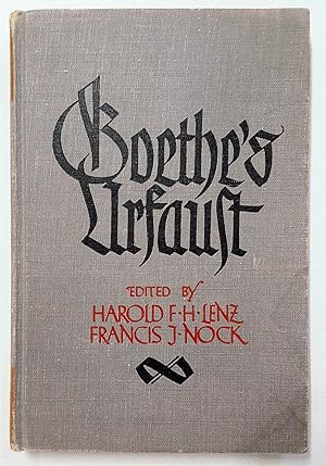 Seller image for Goethe's Urfaust for sale by Studious Books