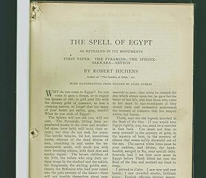 Seller image for The Spell Of Egypt As Revealed In Its Monuments, Complete in Six Parts, Pre-Publication Serial Appearance from Century Magazine for sale by Legacy Books II