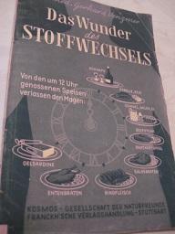 Image du vendeur pour Das Wunder des Stoffwechsels mis en vente par Alte Bcherwelt