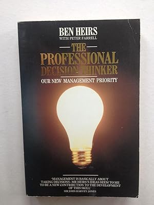 Seller image for The Professional Decision Thinker: Our New Management Priority for sale by Book Souk
