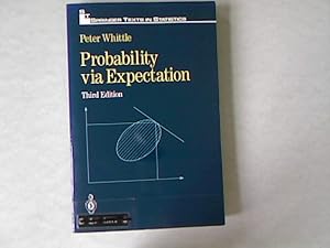 Bild des Verkufers fr Probability via expectation. Springer texts in statistics. zum Verkauf von Antiquariat Bookfarm