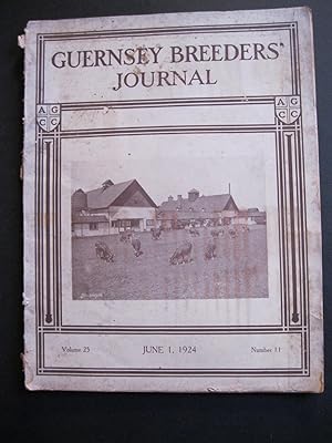 GUERNSEY BREEDERS' JOURNAL - 2 Issues - June, 1924 & 1934