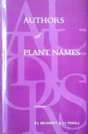 Authors of plant names