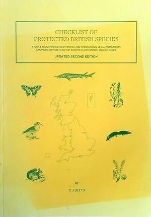 Image du vendeur pour Checklist of protected British species mis en vente par Acanthophyllum Books