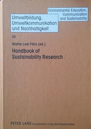 Immagine del venditore per Handbook of sustainability research venduto da Acanthophyllum Books