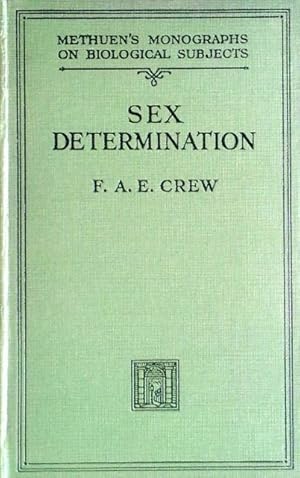 Imagen del vendedor de Sex determination a la venta por Acanthophyllum Books