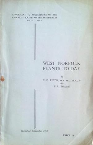 Seller image for West Norfolk plants today for sale by Acanthophyllum Books