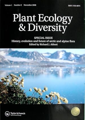 Image du vendeur pour Plant ecology & diversity, vol. 1 no. 2 only mis en vente par Acanthophyllum Books