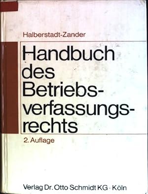 Bild des Verkufers fr Handbuch des Betriebsverfassungsrechts. zum Verkauf von books4less (Versandantiquariat Petra Gros GmbH & Co. KG)