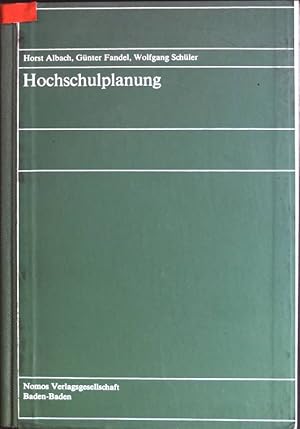 Seller image for Hochschulplanung for sale by books4less (Versandantiquariat Petra Gros GmbH & Co. KG)