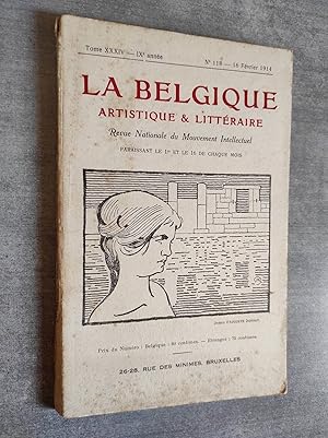 Seller image for La Belgique artistique et littraire - Tome XXXIV, n 118 - 1914.- La Revue ne publie que de l'indit. for sale by Librairie Pique-Puces