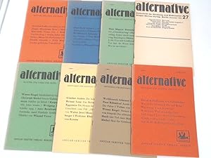 Image du vendeur pour alternative - Bltter fr Lyrik und Prosa. Spter: Zeitschrift fr Dichtung und Diskussion. Konvolut mit 10 Ausgaben aus den Jahren 1958 bis 1969. Enthaltene Hefte: 3/1958; 6/1959; 11/1960; 18/1961; 24/1962; 25/1962; 26/1962; 27/1962; April/Juni 68 (dokumente 4); Juni 1969. mis en vente par Antiquariat Kelifer