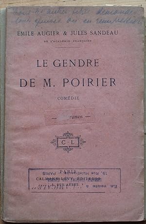 Imagen del vendedor de Le gendre de M. Poirier a la venta por Aberbroc