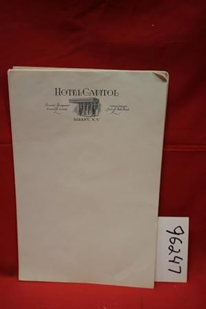 Immagine del venditore per Hotel Capitol Stationary venduto da Princeton Antiques Bookshop