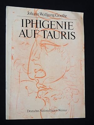 Immagine del venditore per Programmheft 12 Deutsches Nationaltheater Weimar 1980/81. IPHIGENIE AUF TAURIS von Goethe. Regie: Victor Drger, Ausstattung: Franz Havemann. Mit Sylvia Kuziemski (Iphigenie), Manfred Olenicki, Bernd Lange, Ralf-Peter Schulze, Ernst Schmidt venduto da Fast alles Theater! Antiquariat fr die darstellenden Knste