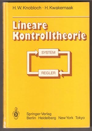 Seller image for Lineare Kontrolltheorie. for sale by Antiquariat Neue Kritik