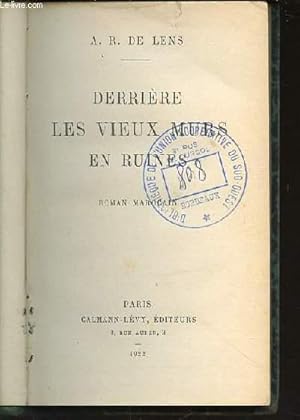 Seller image for DERRIERE LES VIEUX MURS EN RUINES - ROMAN MAROCAIN. for sale by Le-Livre