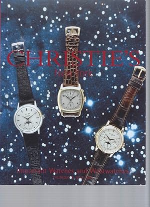 [AUCTION CATALOG] CHRISTIE'S: IMPORTANT WATCHES AND WRISTWATCHES: THURSDAYY 8 JUNE 2000