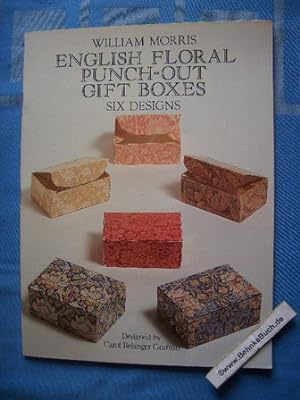 English Floral Punch-Out Gift Boxes.