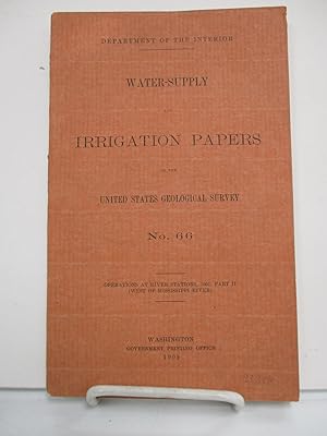 Operations at River Stations, 1901: A Report of the Division of Hydrography of the United States ...