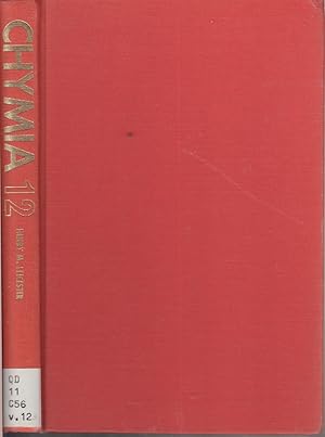 Imagen del vendedor de Chymia No. 12 [ Twelve XII ] : Annual Studies in the History Of Chemistry a la venta por Jonathan Grobe Books