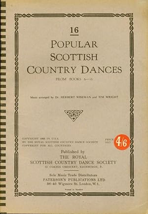 Bild des Verkufers fr 16 Popular Scottish Country Dances zum Verkauf von Godley Books