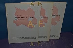 Bild des Verkufers fr Bildende Kunst in Niederdonau : Erster Teil: Romanik, Zweiter Teil: Gotik, Dritter Teil: Renaissance und Barock. Niederdonau , H. Nr. 39, 56 u. 91. zum Verkauf von Antiquarische Fundgrube e.U.
