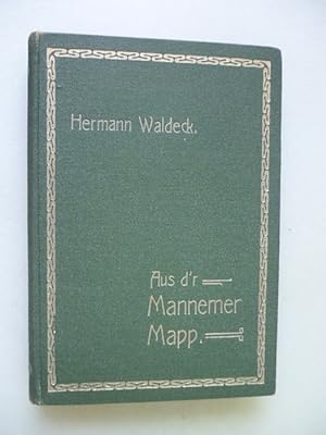Aus d'r Mannemer Mapp Humoristische Gedichte Humoresken Mannheimer Mundart Pfalz