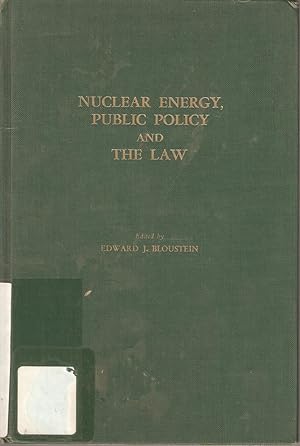Image du vendeur pour Nuclear Energy, Public Policy and the Law mis en vente par Snookerybooks