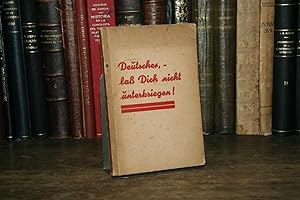 Seller image for Deutscher, - lass Dich nicht unterkriegen! for sale by Daniel Zachariah