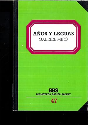 Image du vendeur pour AOS Y LEGUAS mis en vente par Papel y Letras
