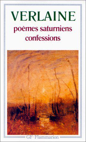 Bild des Verkufers fr Pomes saturniens - confessions zum Verkauf von JLG_livres anciens et modernes